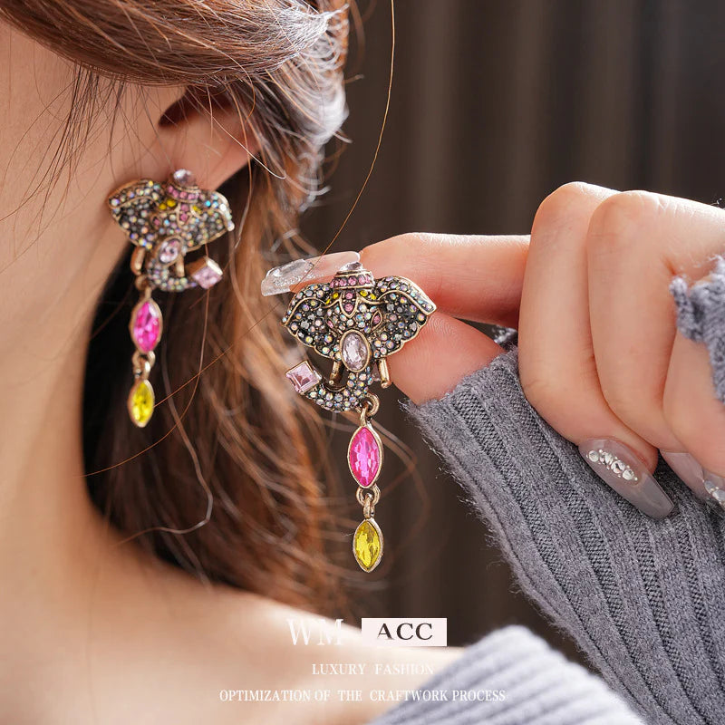 Women Luxurious Artificial Pearl Diamond Inlay Jewelry Sets