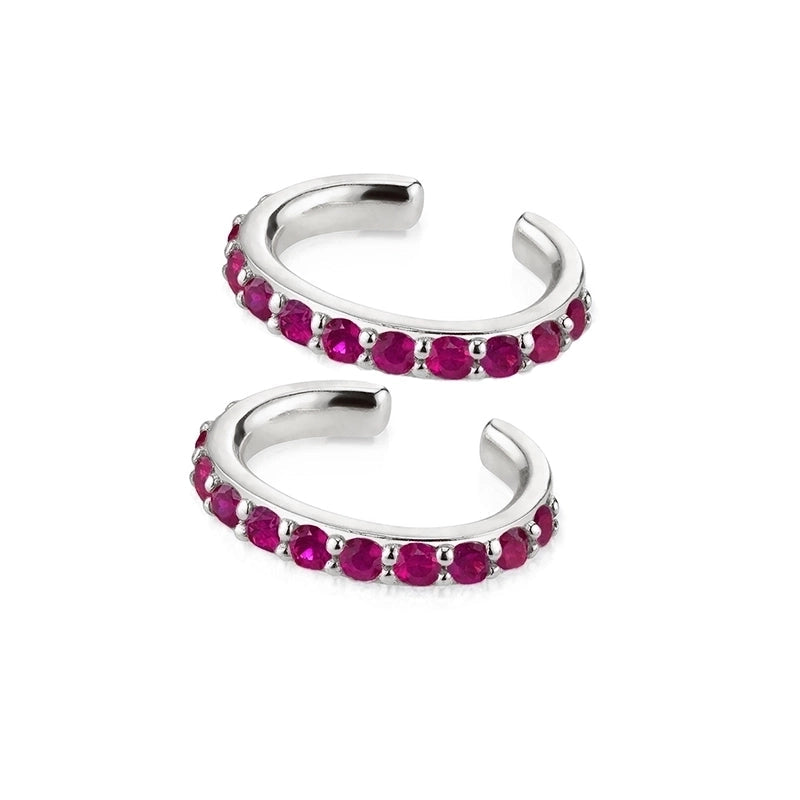 Pair Ins Style Inlay Copper Zircon Earrings