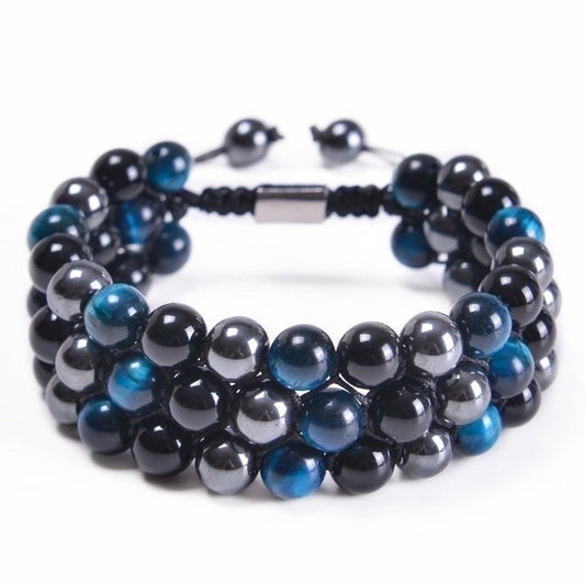 Fashion Colorful Agate Beaded Unisex Bracelets